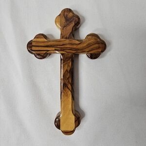 Made in Jerusalem Christian Cross with Lacquer Finish